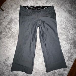 💎2/$10 Torrid size 22 wide leg dress pants grey
